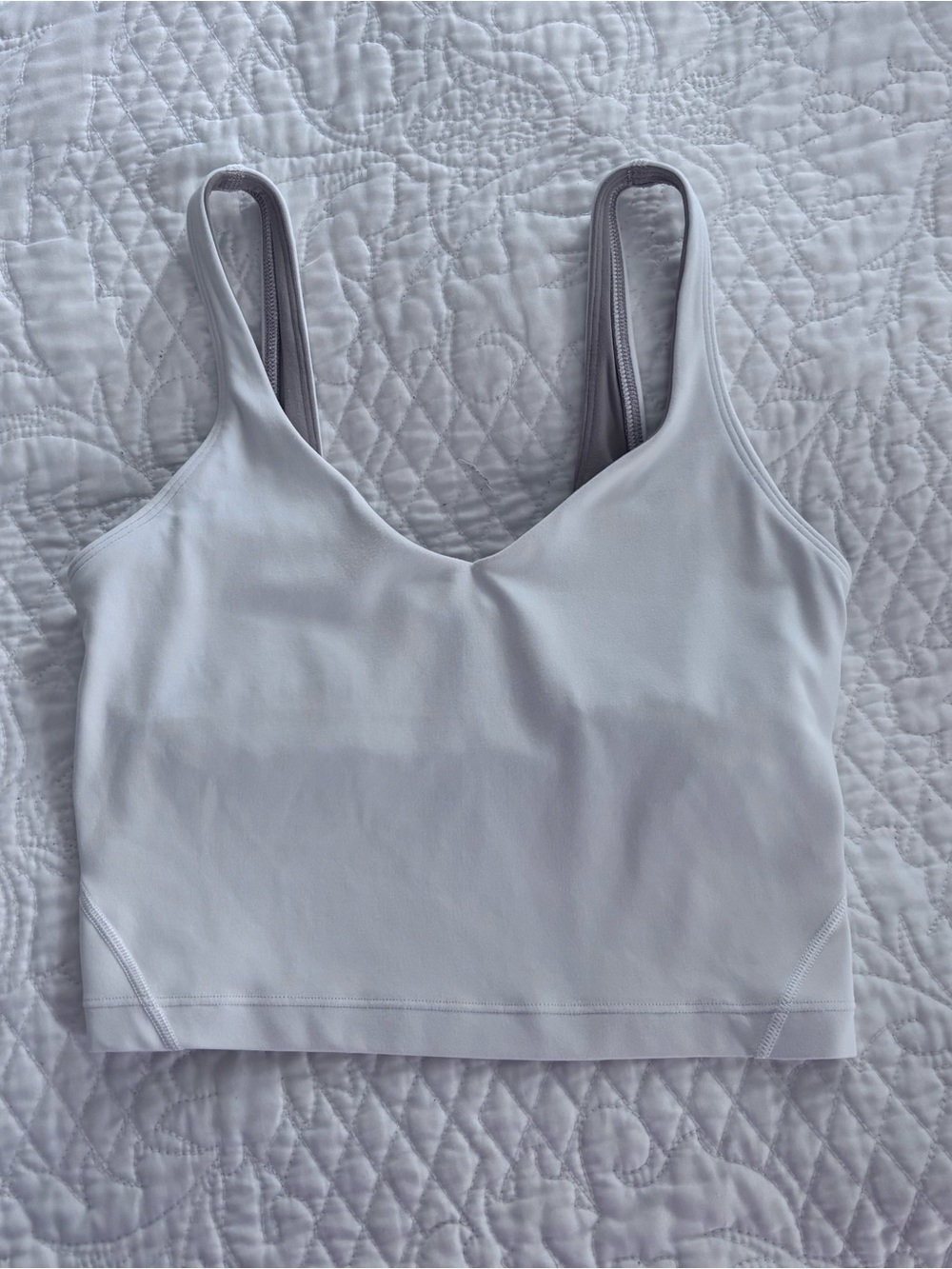 White Lululemon Align Tank
